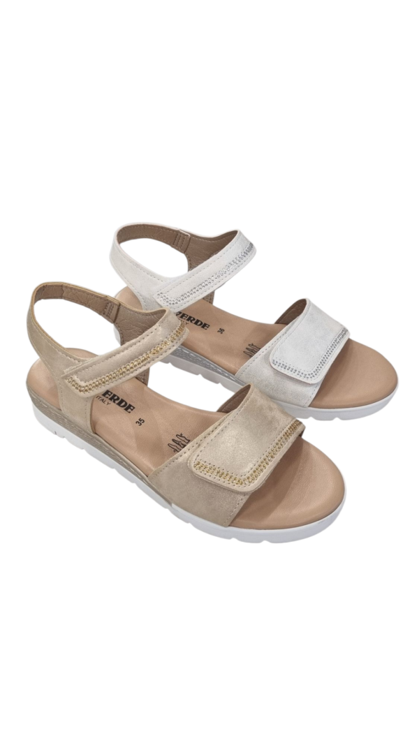 VALLEVERDE SANDALO BASSO VELCRO