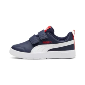 Puma Courtflex V3 Kids B/White