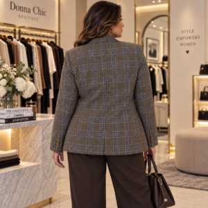 Lizalù Blazer Heritage Check